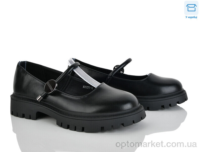 Купить Туфлі жіночі 4333-X6935-8 Mei De Li чорний, фото 1