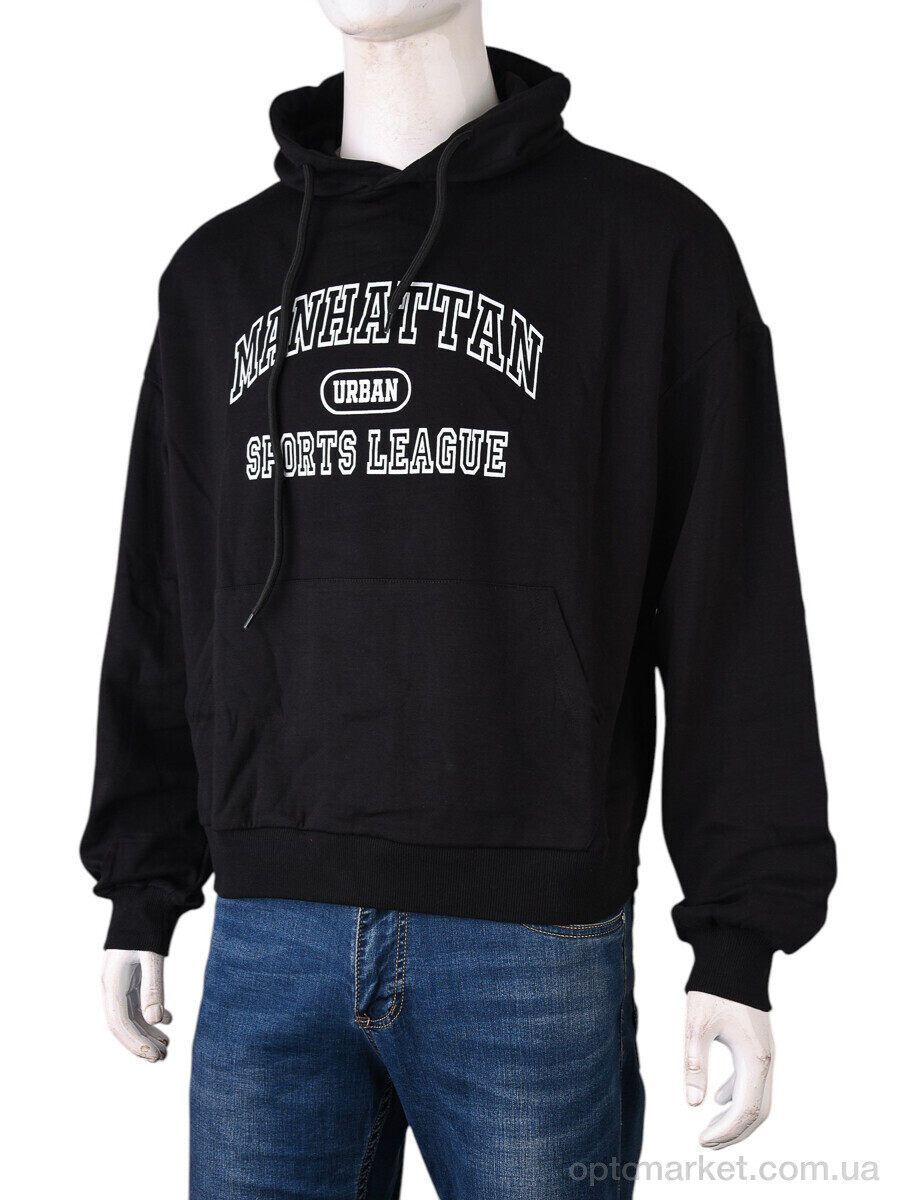 Купить Батник чоловічі 4340-11 black Magenta чорний, фото 1