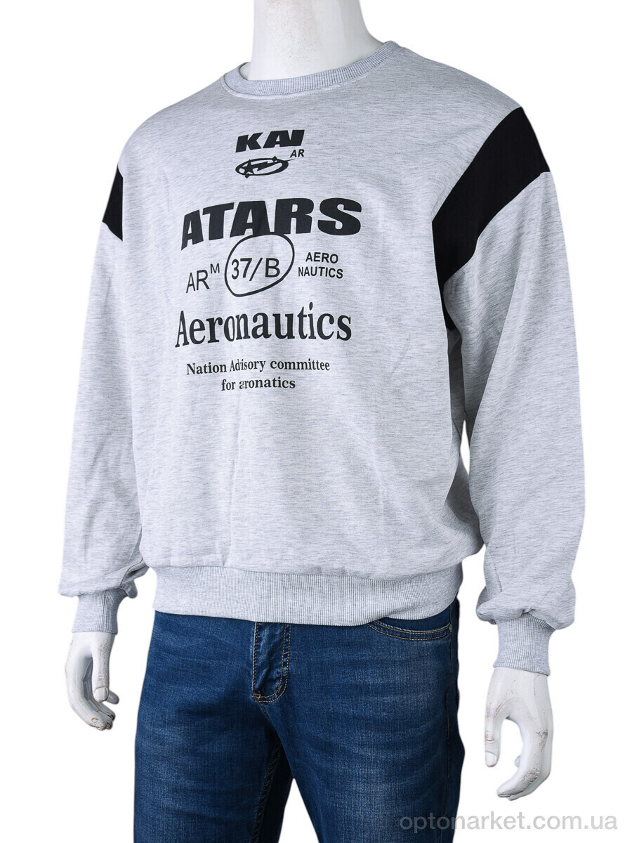 Купить Батник чоловічі 4340-2 grey Magenta сірий, фото 1