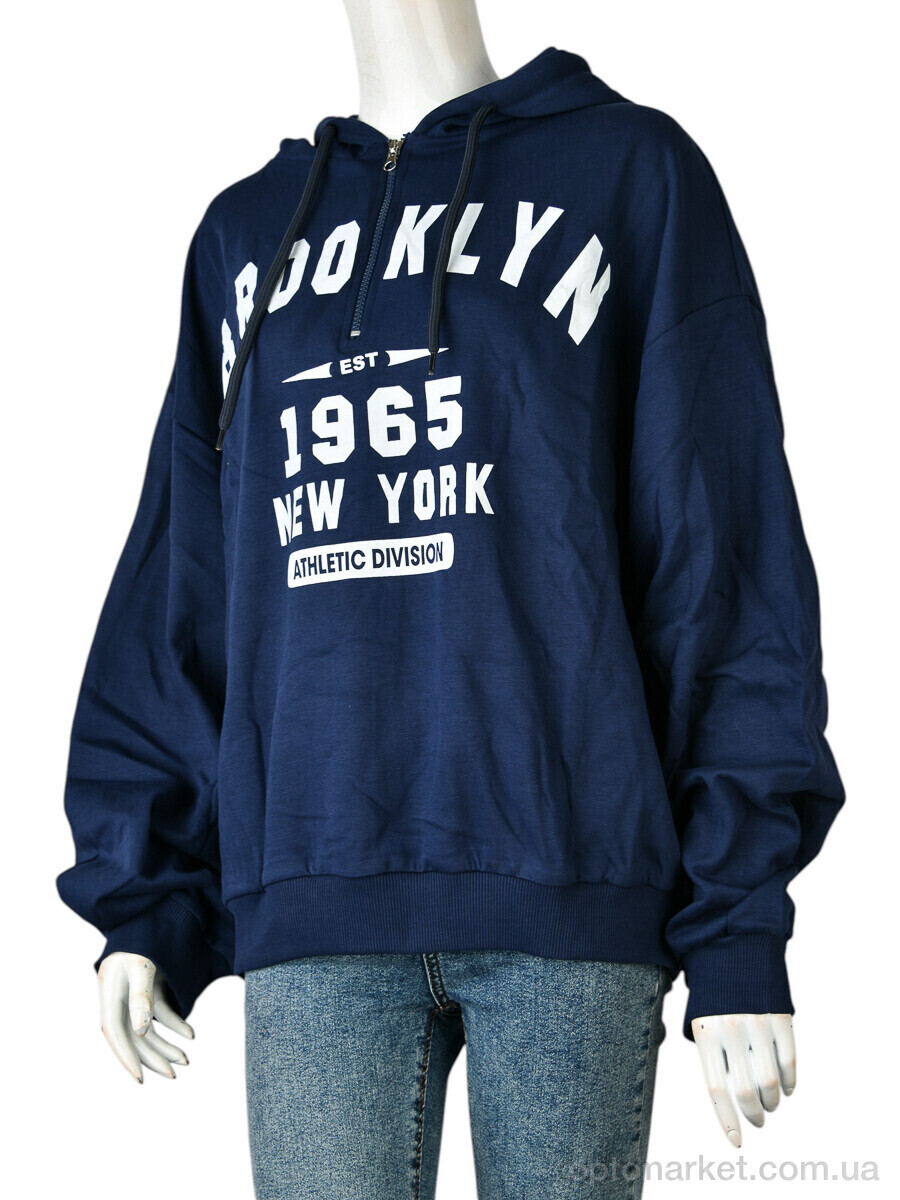 Купить Батник жіночі 4340-7 navy Magenta синій, фото 1