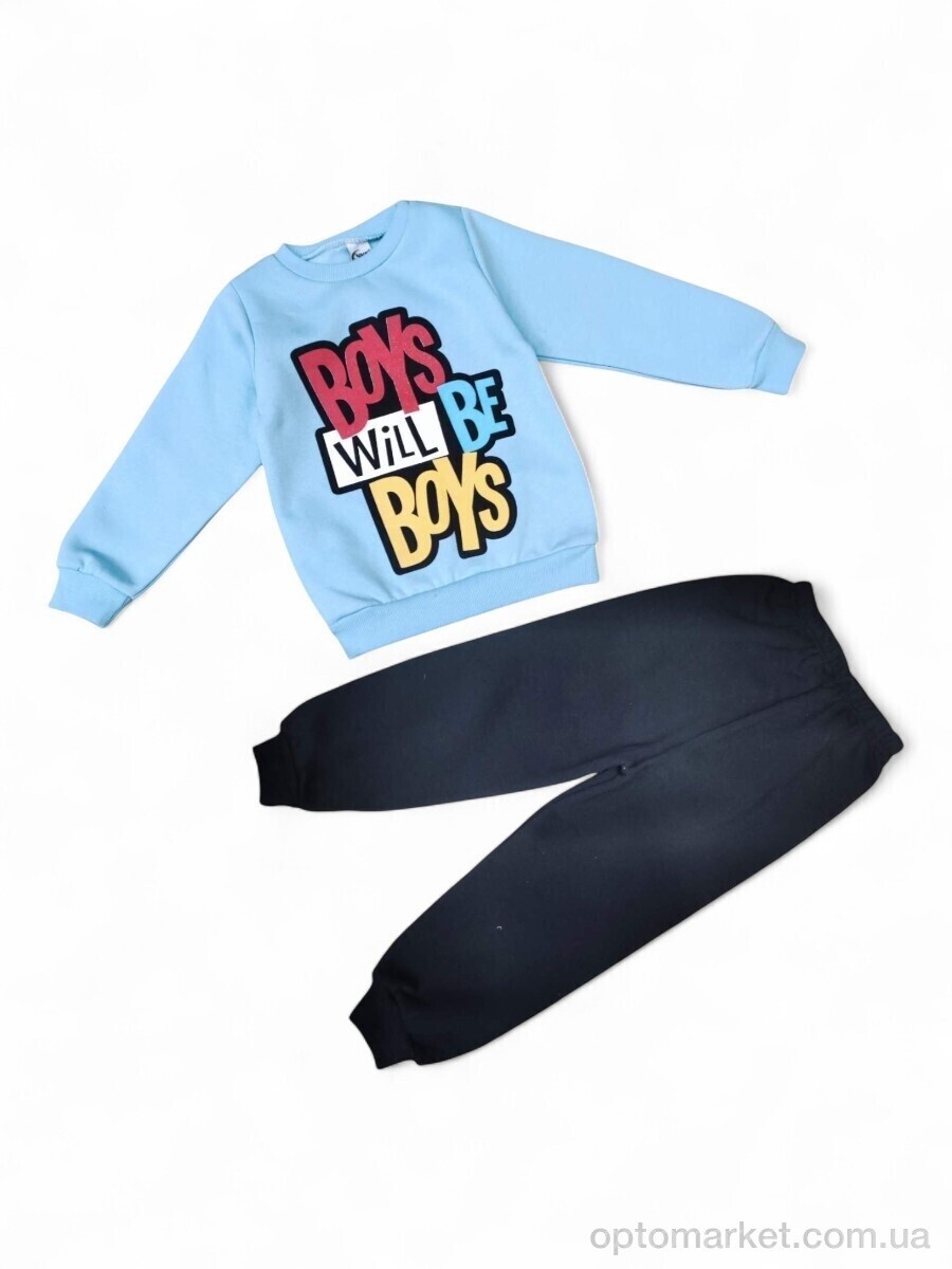 Купить Комплекти дитячі дитячі 43696 блакитний реглан-штани NNK Kids блакитний, фото 1