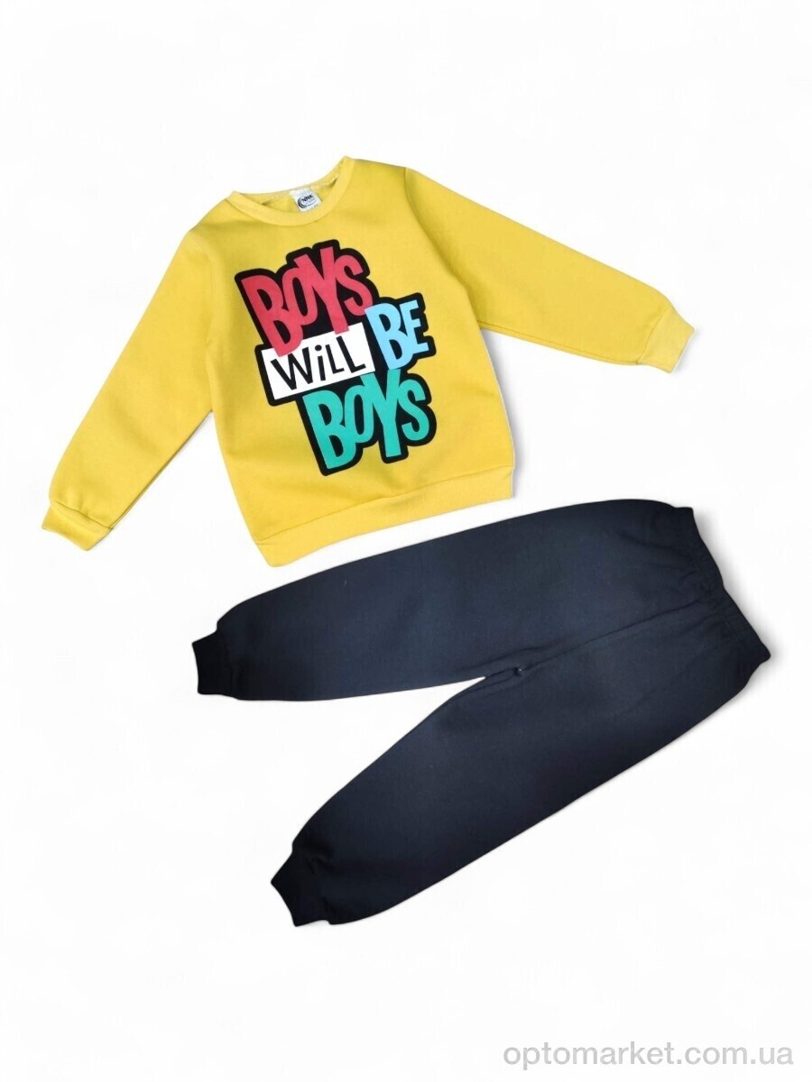Купить Комплекти дитячі дитячі 43696 жовтий реглан-штани NNK Kids жовтий, фото 1