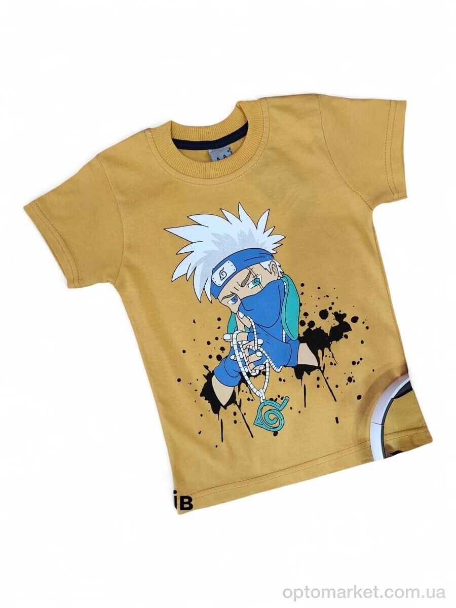 Купить Футболка дитячі 4384 гірчичний Basak Kids жовтий, фото 1