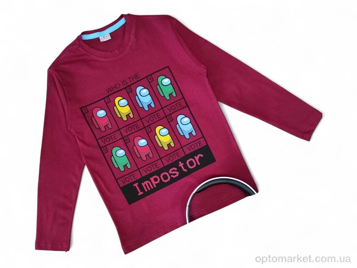 Купить Батник дитячі 4390 бордовий UMKA Kids бордовий, фото 1