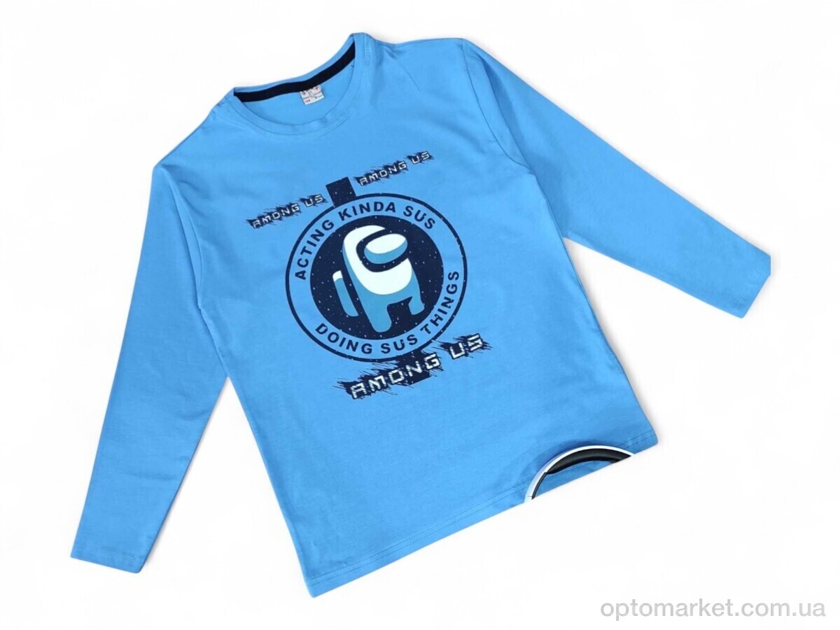 Купить Батник дитячі 4391 блакитний міньйон UMKA Kids блакитний, фото 1