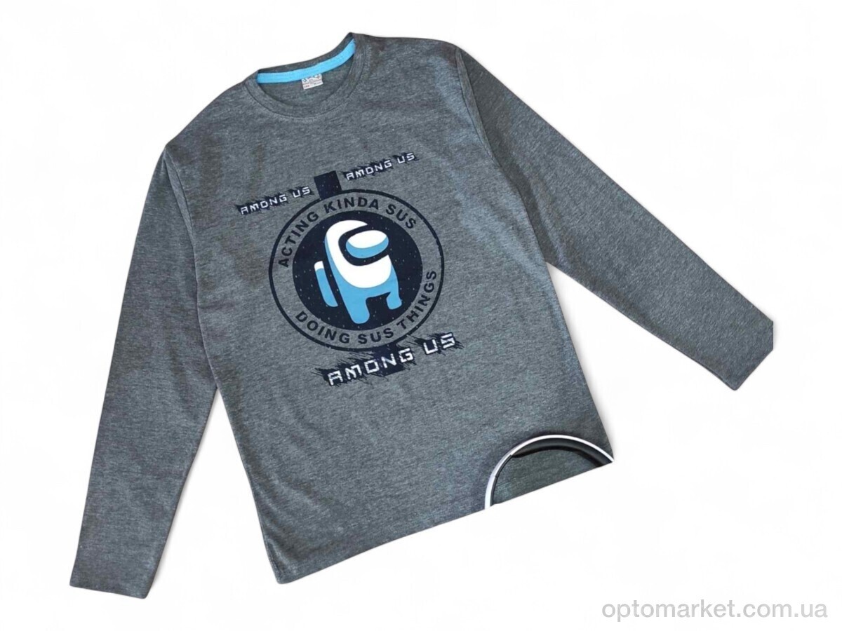 Купить Батник дитячі 4391 сірий міньйон UMKA Kids сірий, фото 1