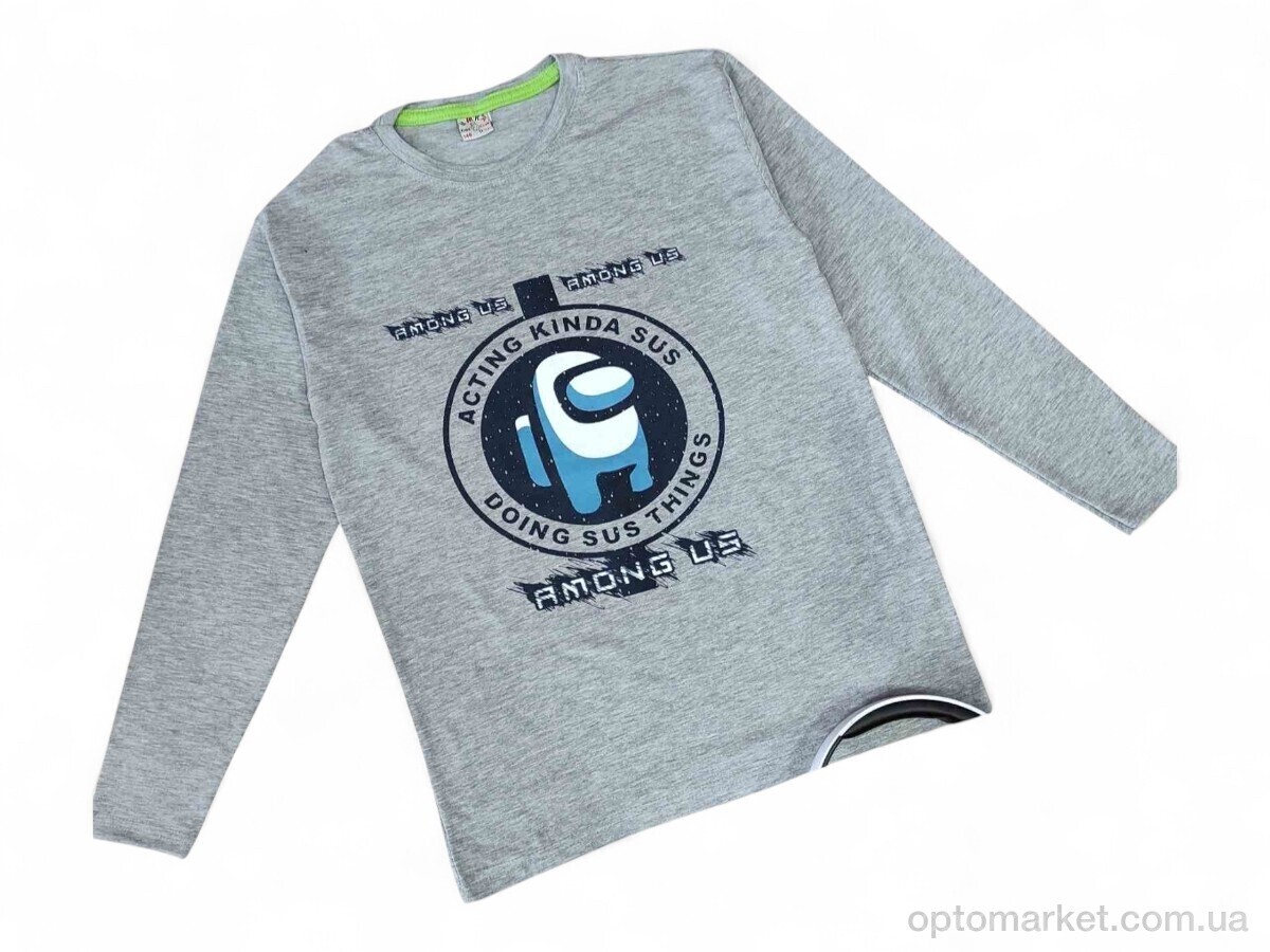 Купить Батник дитячі 4391 св.сірий міньйон UMKA Kids сірий, фото 1