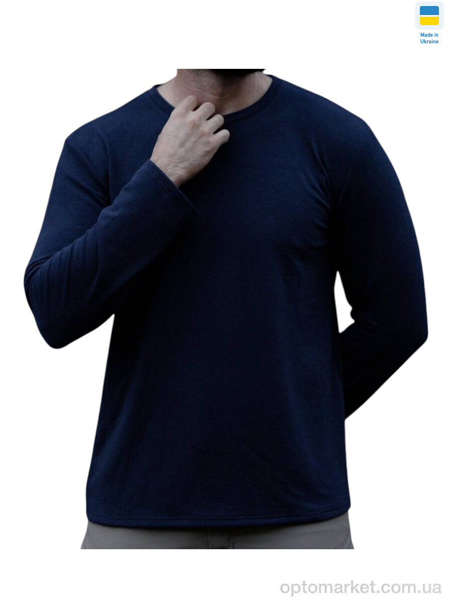 Купить Батник чоловічі 44 логслів т.синій Sport style синій, фото 1