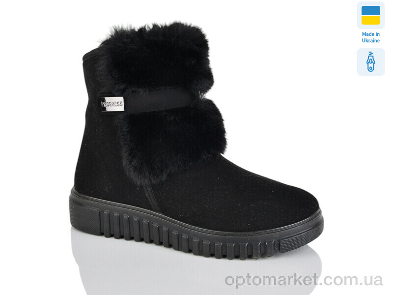 Купить Черевики жіночі 4404 чорний Progress чорний, фото 1