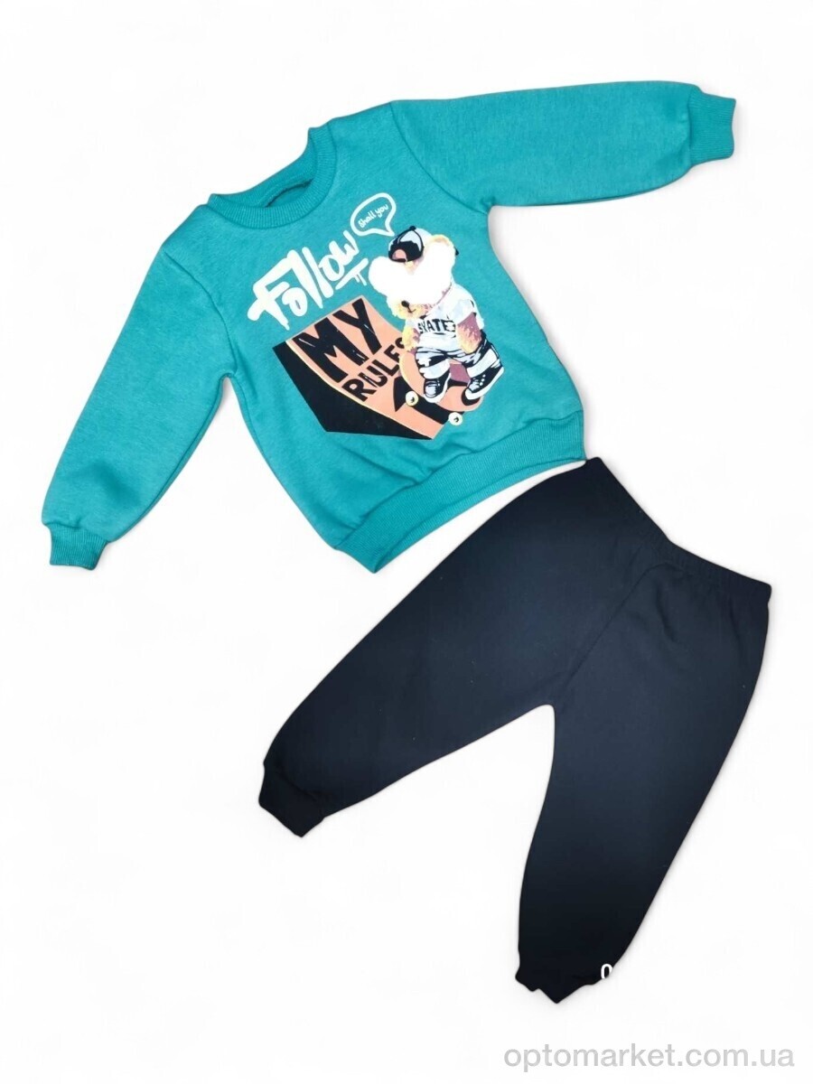 Купить Комплекти дитячі дитячі 4480 зелений реглан-штани Baby Moyes зелений, фото 1