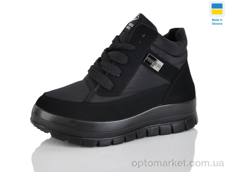 Купить Черевики жіночі 45-05 чорний Progress чорний, фото 1