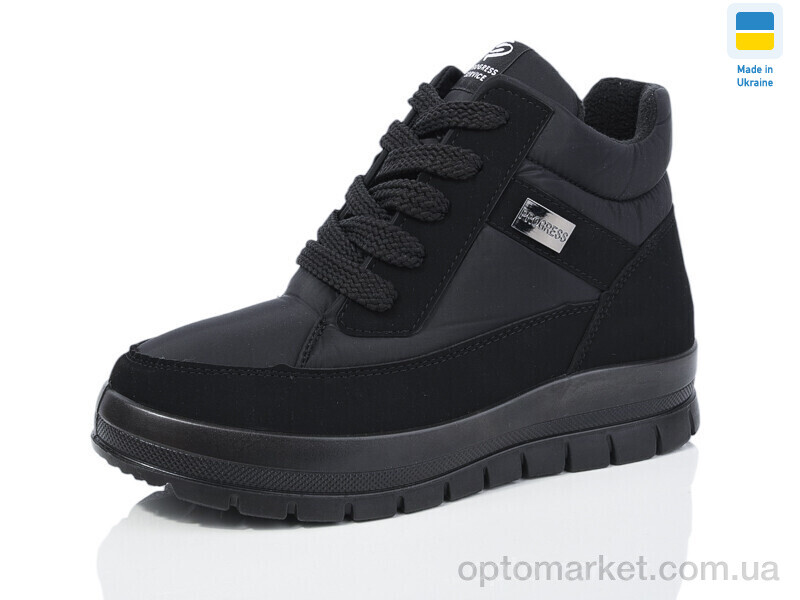 Купить Черевики жіночі 4505 Progress чорний, фото 1