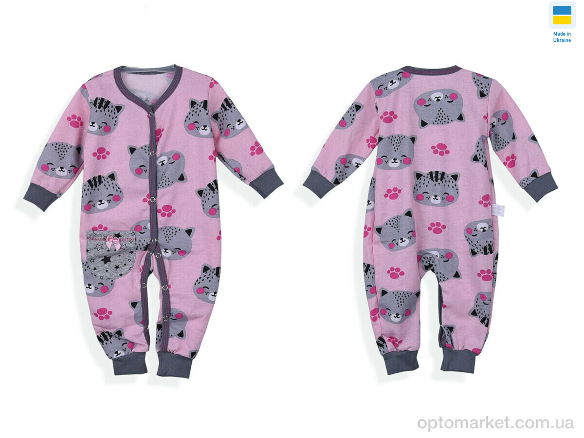 Купить Комбінезон дитячі 45181 рожевий Kir15 рожевий, фото 3