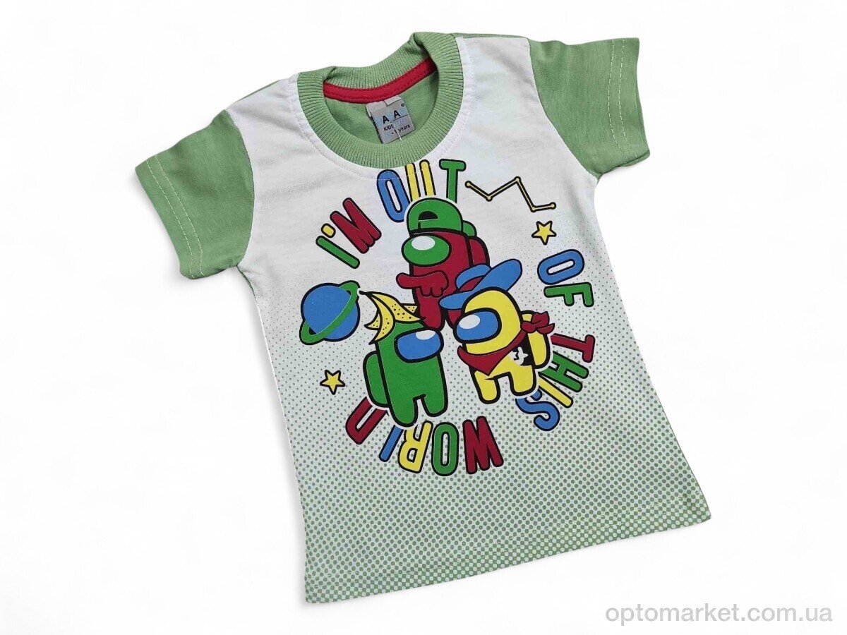 Купить Футболка дитячі 4537 фісташковий Daisy Kids зелений, фото 1