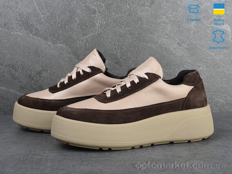 Купить Кросівки жіночі 45391-55K Ailinda коричневий, фото 2