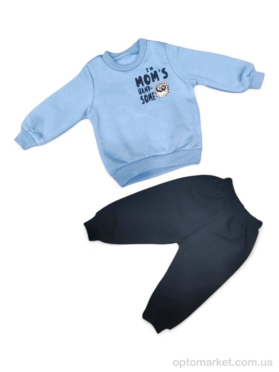 Купить Комплекти дитячі дитячі 4549 джинсовий реглан-штани Baby Moyes блакитний, фото 1