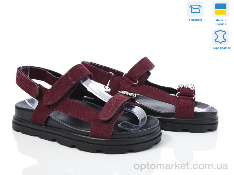 Купить Босоніжки жіночі 4645 бордо з. Под заказ G-Aira бордовий, фото 1