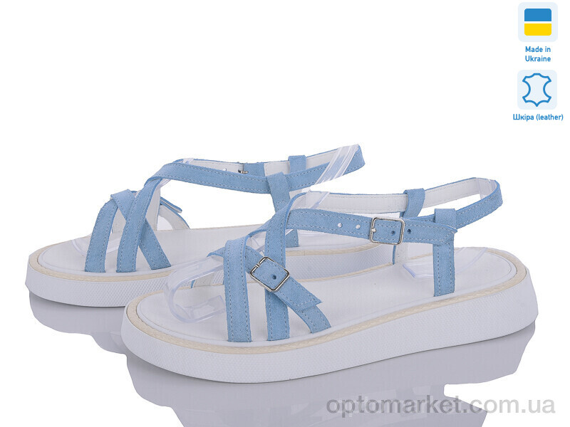 Купить Босоніжки жіночі 465 блакитний замш G-AYRA блакитний, фото 1