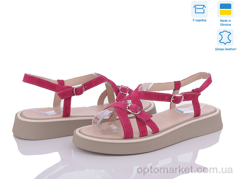 Купить Босоніжки жіночі 465  малиновий замш G-Aira рожевий, фото 1