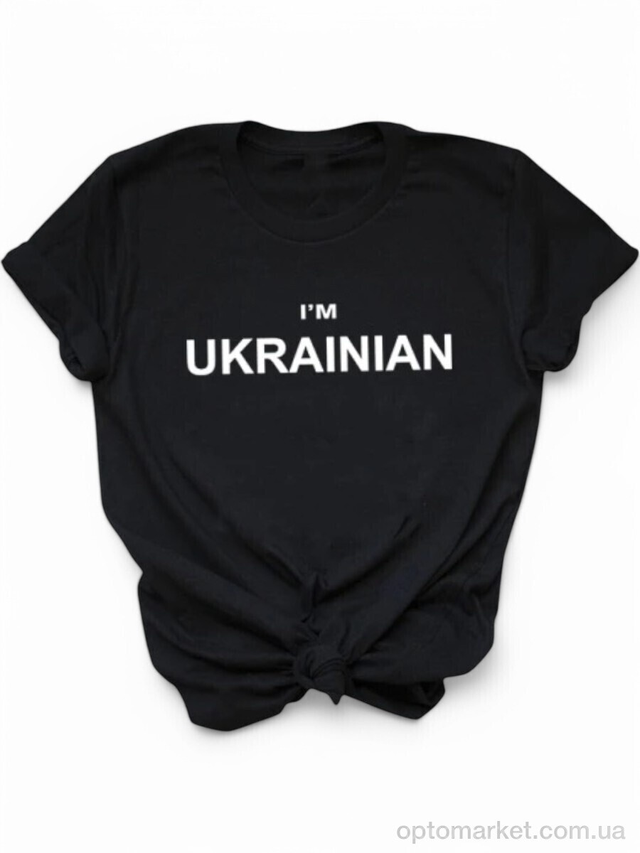 Купить Футболка жіночі 47 black Riza чорний, фото 1