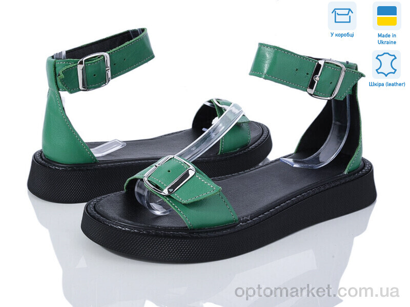 Купить Босоніжки жіночі 472 зелений ш. Под заказ G-Aira зелений, фото 1