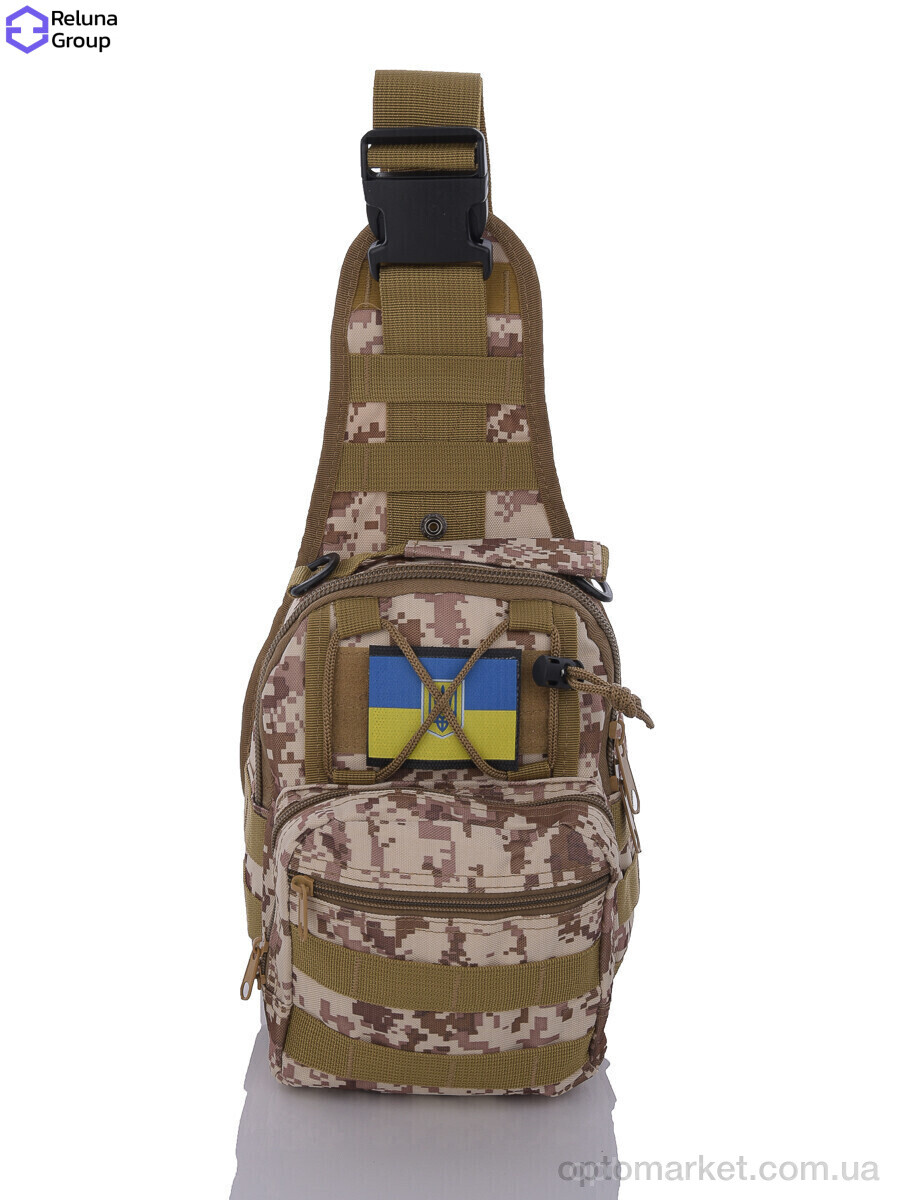 Купить Тактична сумка чоловічі 474-3 brown Reluna Group коричневий, фото 1