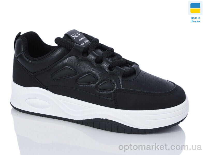 Купить Кросівки жіночі 4801-1 Swin чорний, фото 1