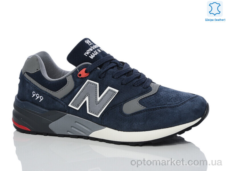 Купить Кросівки чоловічі 482-2 N.w balance синій, фото 2