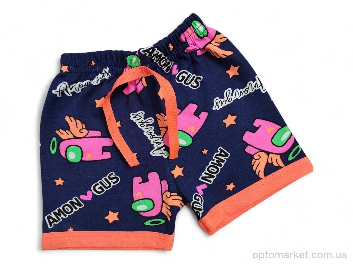 Купить Шорти дитячі 4838-1 синьо-помаранчевий Peti Babe синій, фото 1