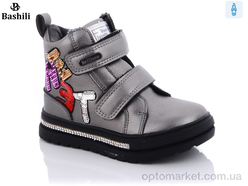 Купить Черевики дитячі 4838-3512-2 Башили графіт, фото 1