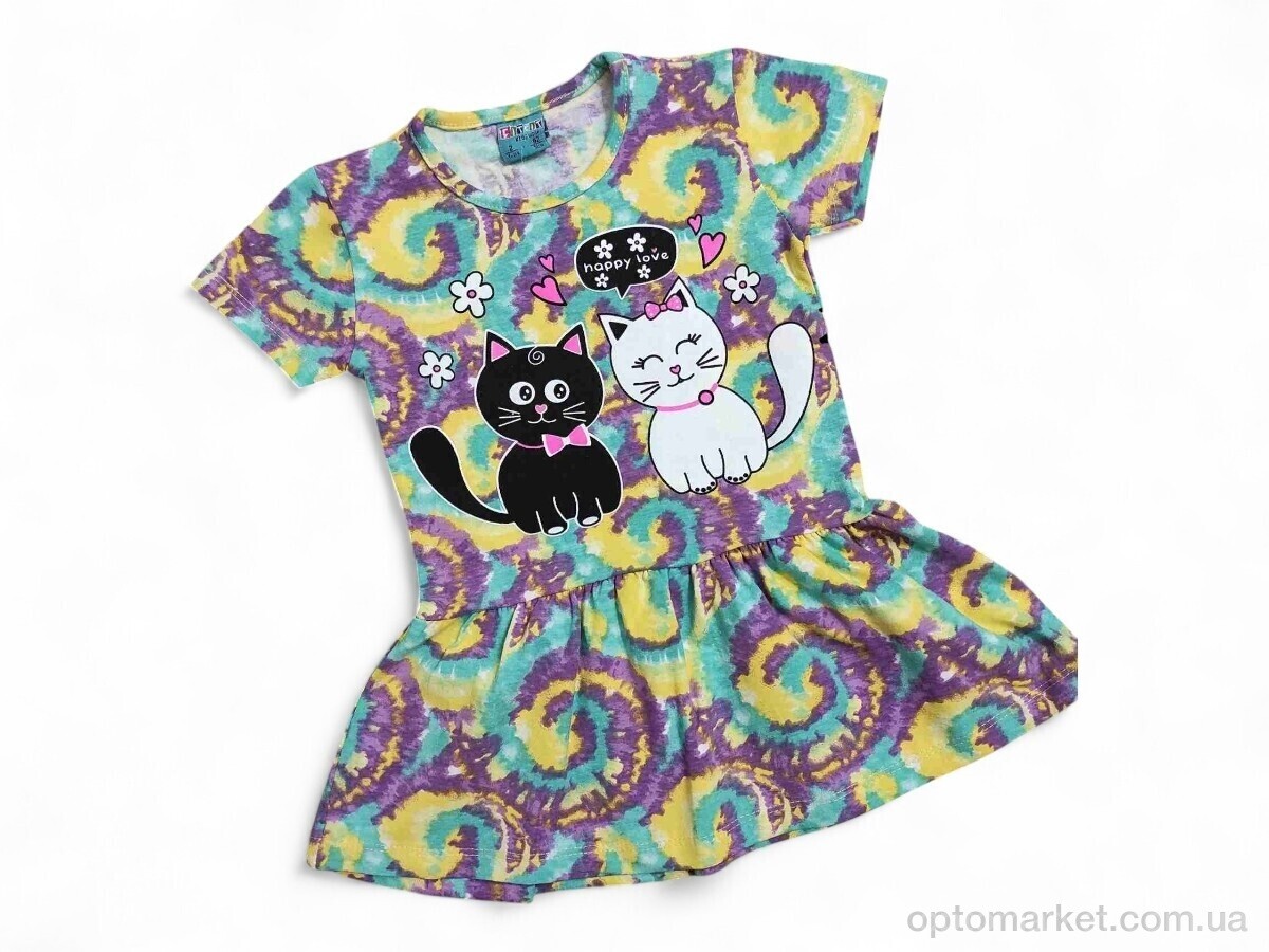 Купить Сукня дитячі 4880 різнокольоровий кішки CITCIT Kids мікс, фото 1