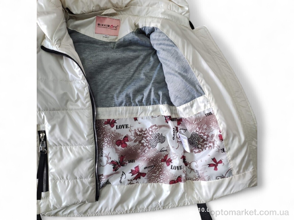 Купить Куртка дитячі 4882 молочний Mikkimayc бежевий, фото 4