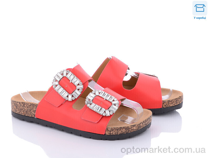 Купить Шльопанці жіночі 49-BG72 STAR червоний, фото 1