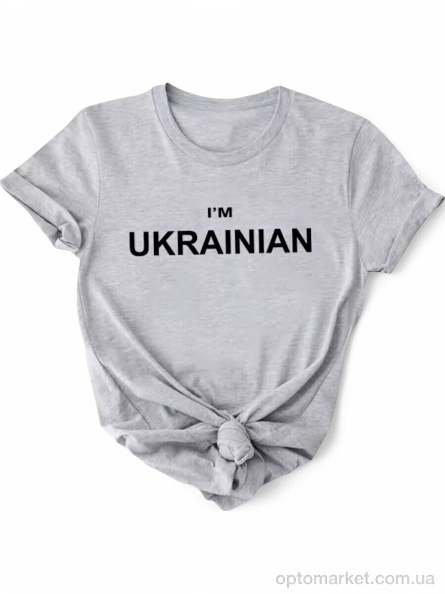 Купить Футболка жіночі 49 grey Riza сірий, фото 1