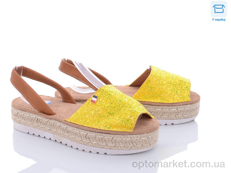 Купить Босоніжки жіночі 49-SBX33 yellow STAR жовтий, фото 1