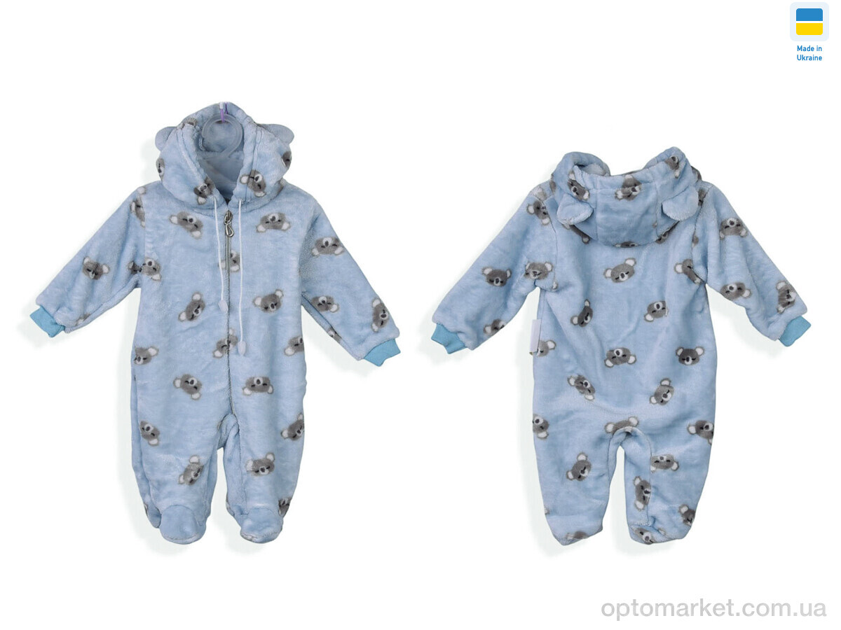 Купить Комбінезон дитячі 49182 блакитний Kir15 блакитний, фото 3