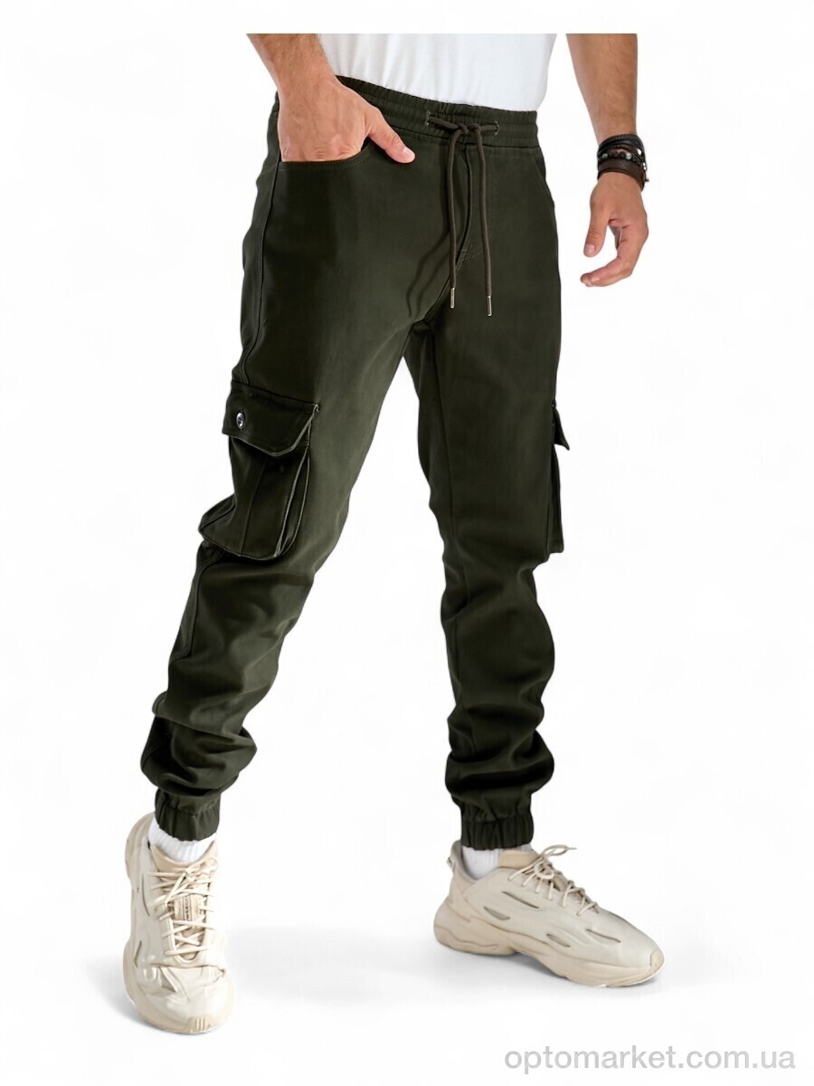 Купить Джинси чоловічі 495-6 фліс Vingvgs хакі, фото 1