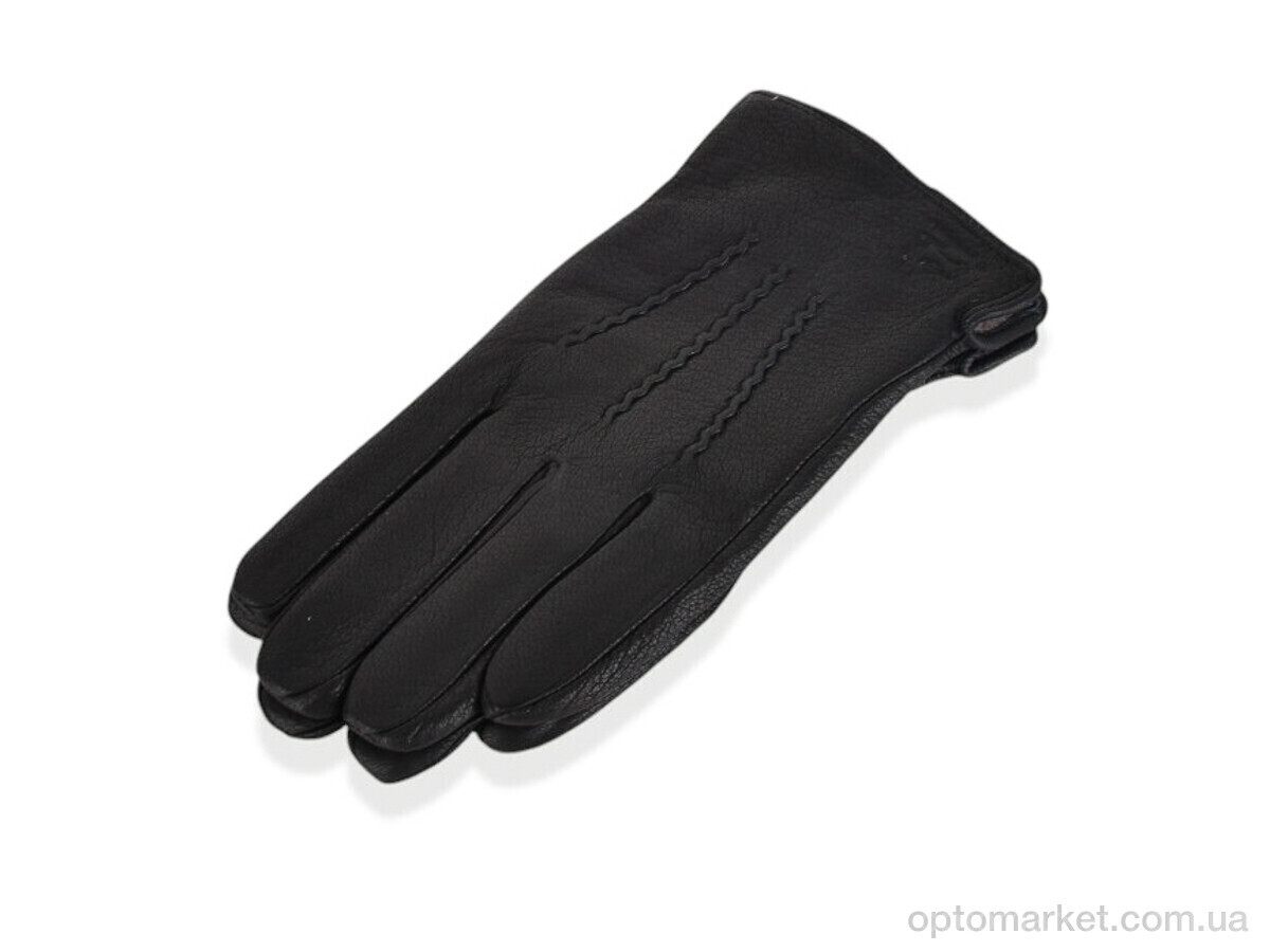 Купить Рукавички чоловічі 5-106 black Anjela чорний, фото 1