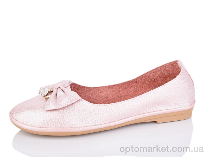 Купить Балетки жіночі 5-17A Fuguiyun рожевий, фото 1
