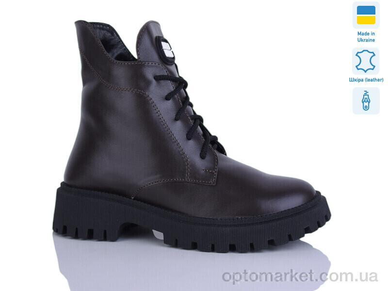 Купить Черевики жіночі 5-6М шокол.к. зима Sali коричневий, фото 1