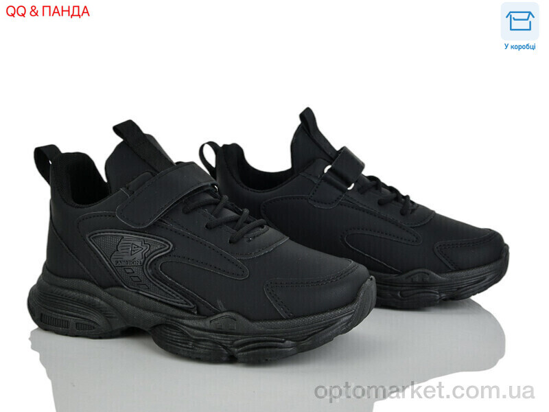 Купить Кросівки дитячі 5-76-1 QQ&Панда чорний, фото 1
