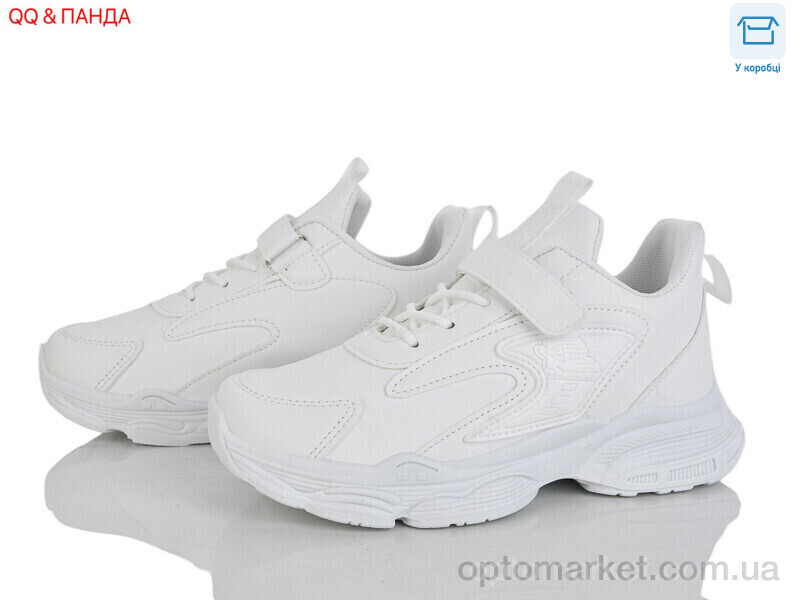 Купить Кросівки дитячі 5-76-2 QQ&Панда білий, фото 1