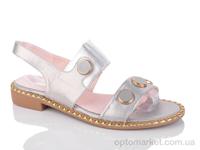 Купить Босоніжки жіночі 5-91C Fuguiyun срібний, фото 1