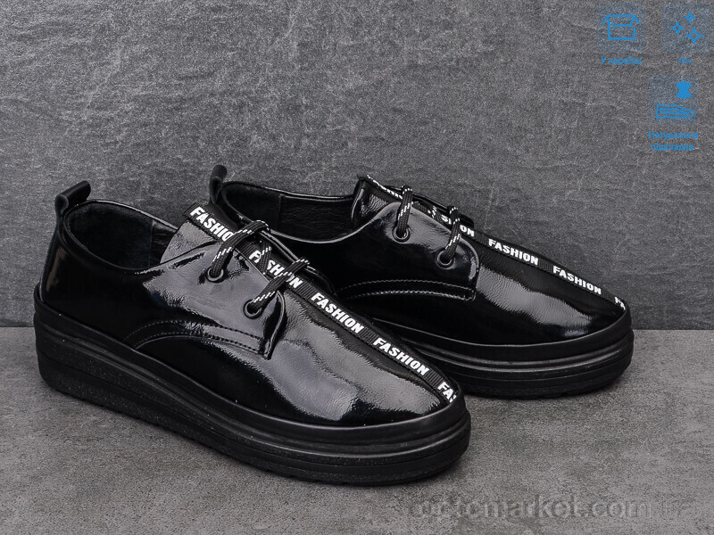 Купить Туфлі жіночі 500-1-30 Bati moda чорний, фото 2