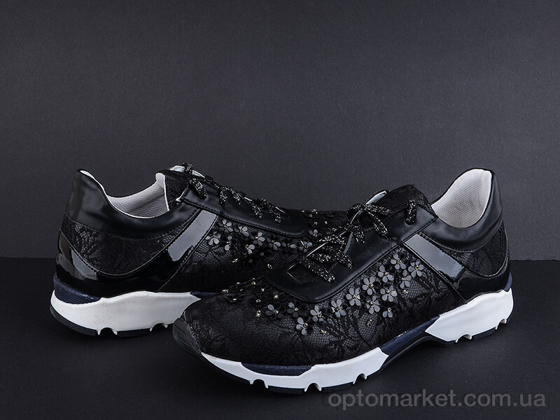 Купить Кросівки жіночі 5000 black Seniorah чорний, фото 2