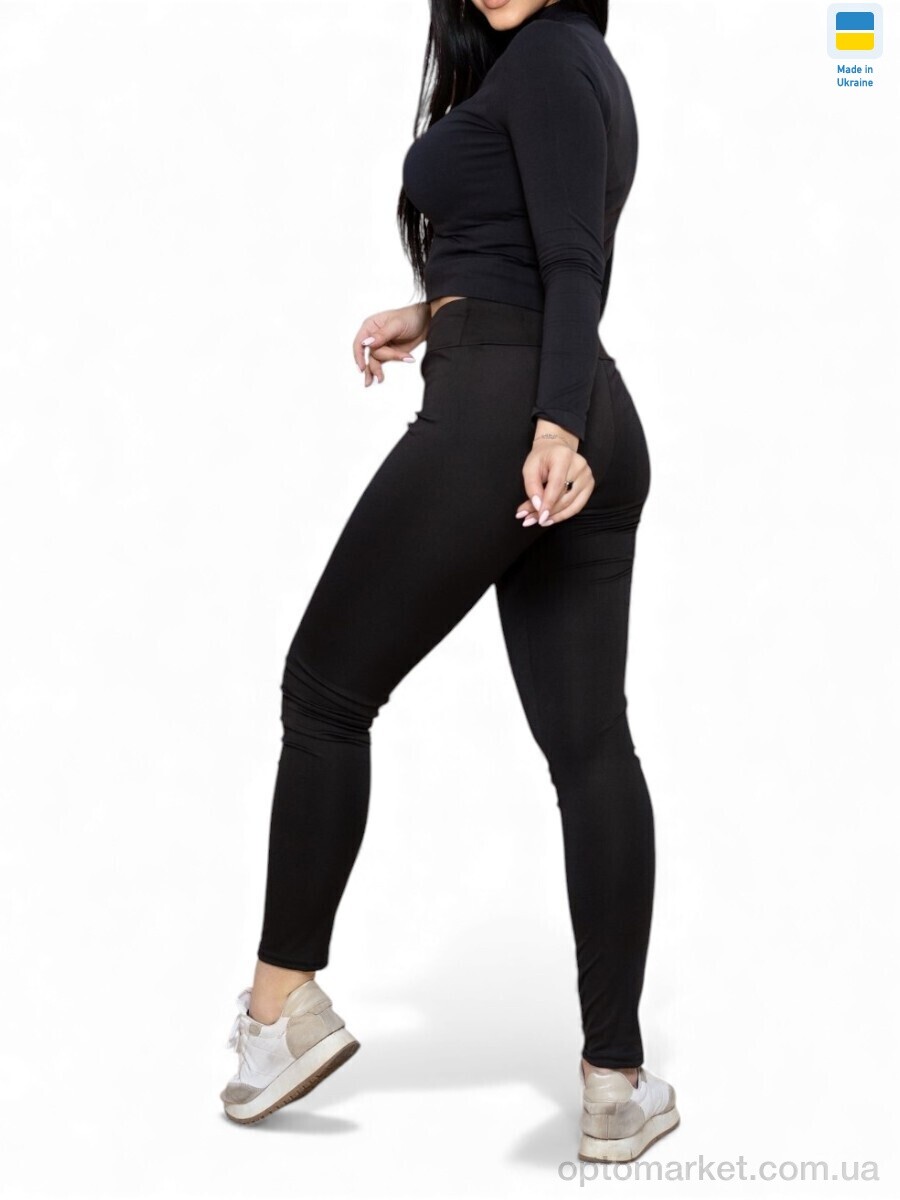 Купить Лосини жіночі 5000 чорний Sport style чорний, фото 1