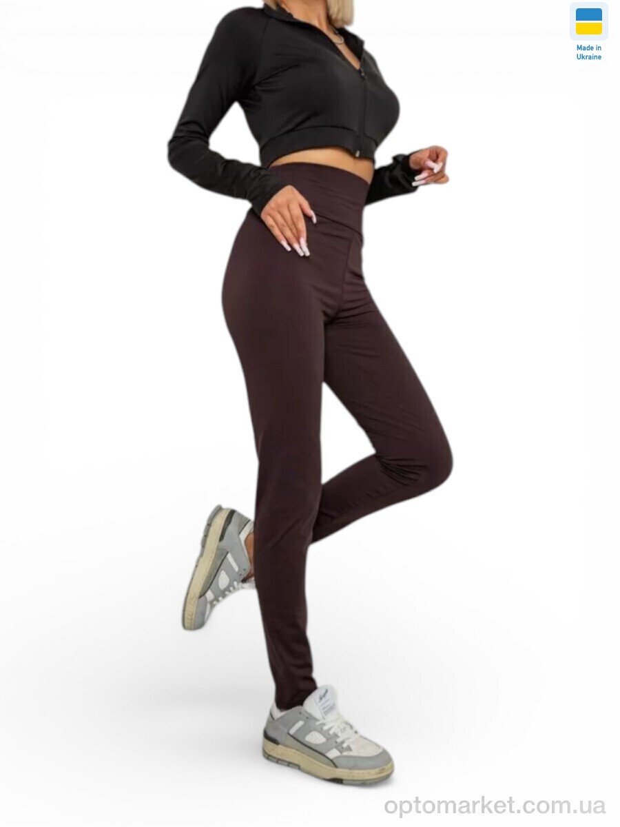 Купить Лосини жіночі 5000 шоколад Sport style коричневий, фото 1