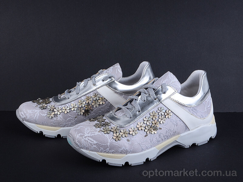Купить Кросівки жіночі 5000 silver Seniorah білий, фото 2