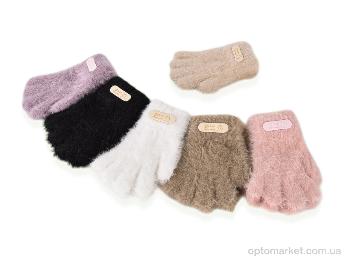 Купить Рукавиці дитячі 5004 (норка) mix Anjela мікс, фото 1