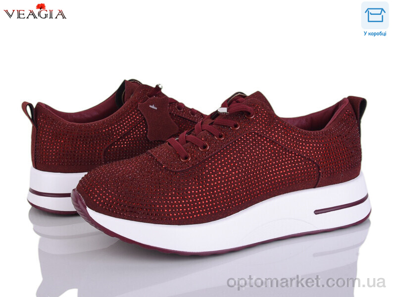 Купить Кросівки жіночі 5005-3-3 Veagia бордовий, фото 1